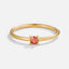 July Birthstone 18K Gouden Ring