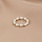 Kai Mini Parel Ring 18K Goud Verguld