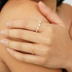 Kai Mini Parel Ring 18K Goud Verguld
