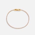 Kiera Gouden Pink Kristallen Armband