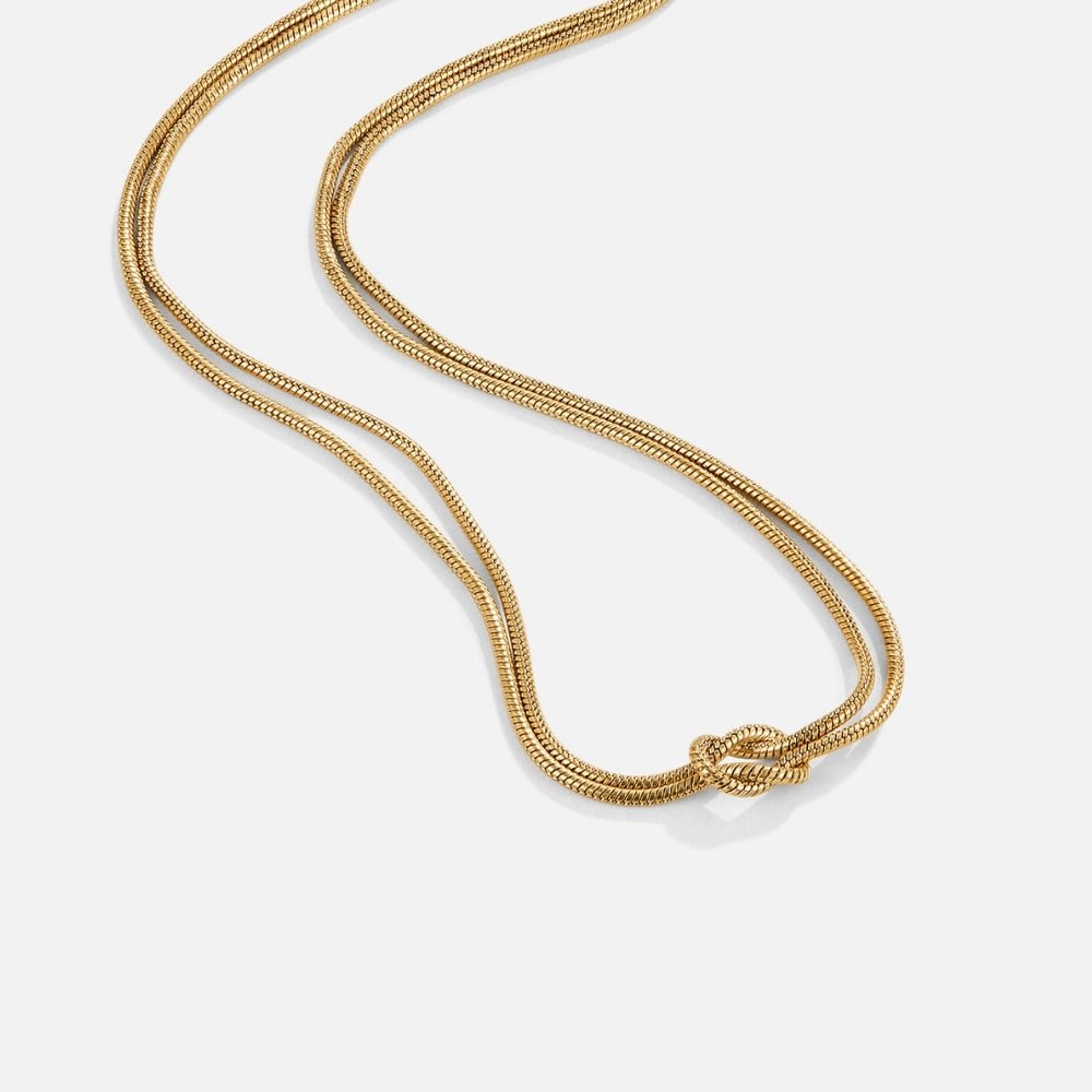 Geknoopte Gouden Ketting