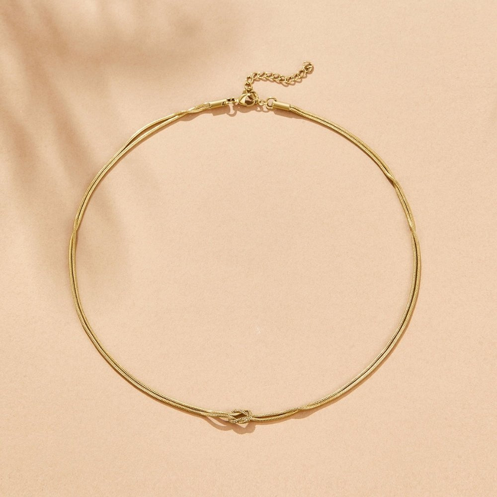 Geknoopte Gouden Ketting