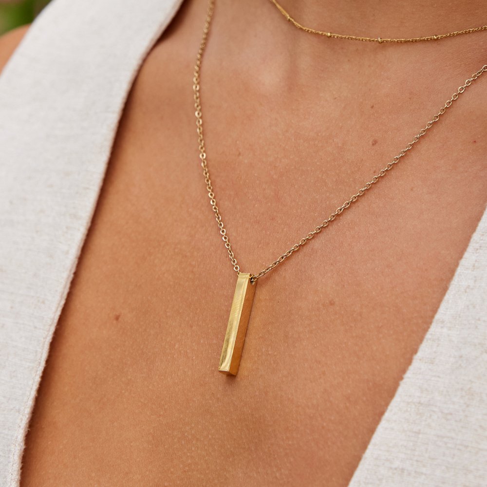Lala Gouden Bar Ketting Secundaire afbeelding