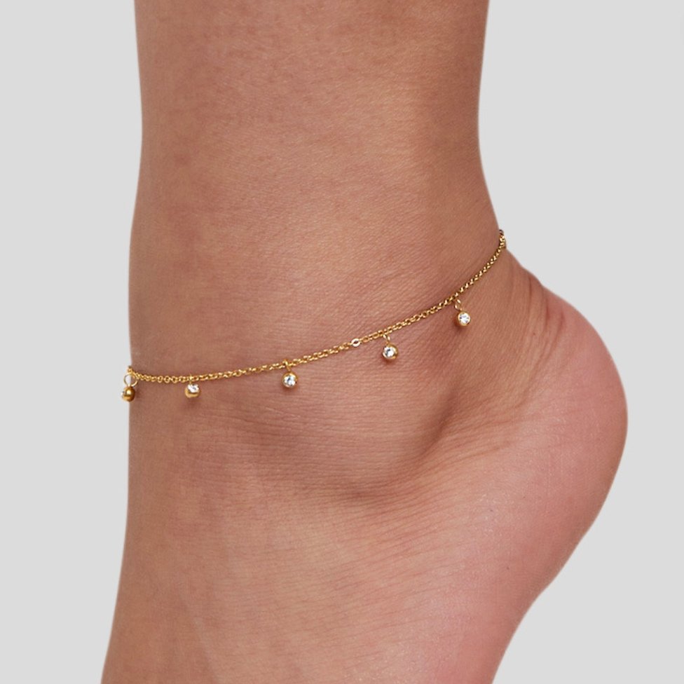 Lana Kristallen Droplet Enkelband
