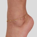 Lana Kristallen Droplet Enkelband