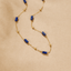 Gouden Lapis Lazuli Bead Ketting