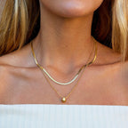 Gelaagde Bella Teardrop Ketting