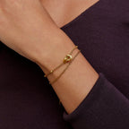Gelaagde Eternity Loop Armband