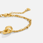 Gelaagde Eternity Loop Armband