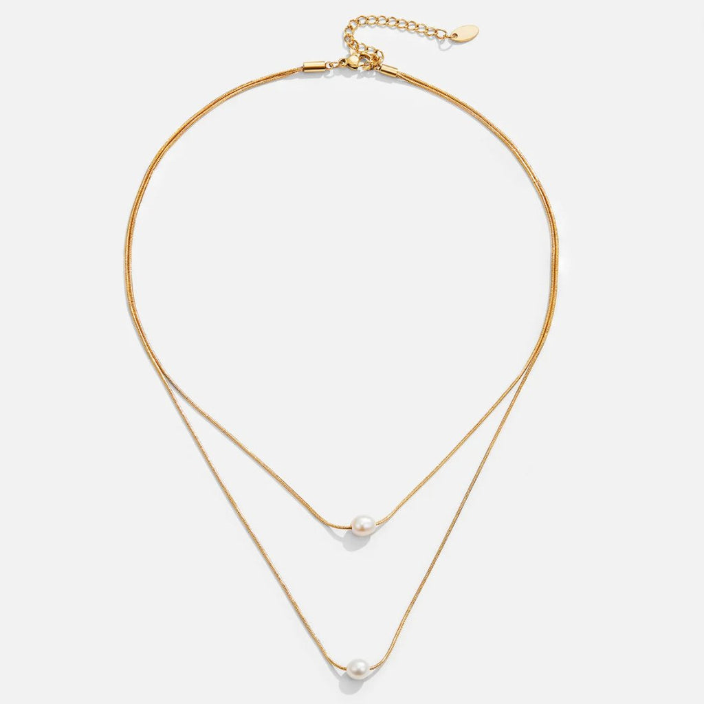 Gelaagde Zoetwater Parel Ketting