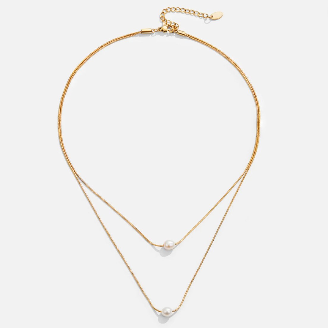 Gelaagde Zoetwater Parel Ketting