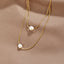Gelaagde Zoetwater Parel Ketting