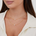 Gelaagde Zoetwater Parel Ketting