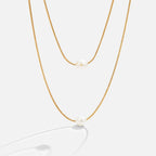 Gelaagde Zoetwater Parel Ketting