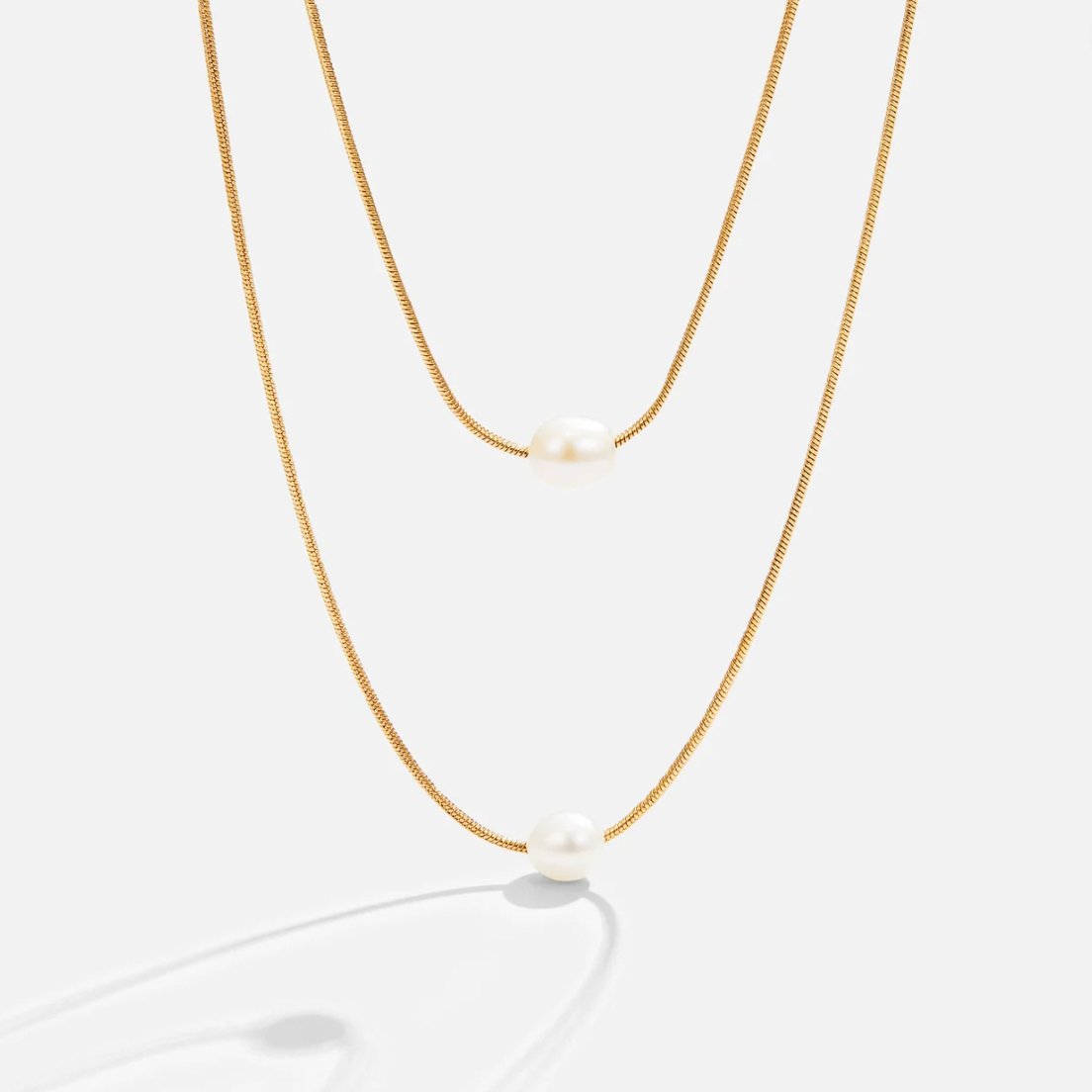 Gelaagde Zoetwater Parel Ketting