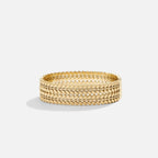 Gelaagde Gouden Leaf Armband