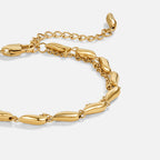 Gelaagde Gouden Wave Armband