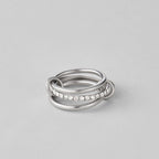 Gelaagde Kaili Zilveren Ring