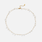 Gelaagde Tori Parel Ketting
