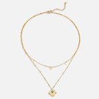 Gelaagde Turquoise Ketting