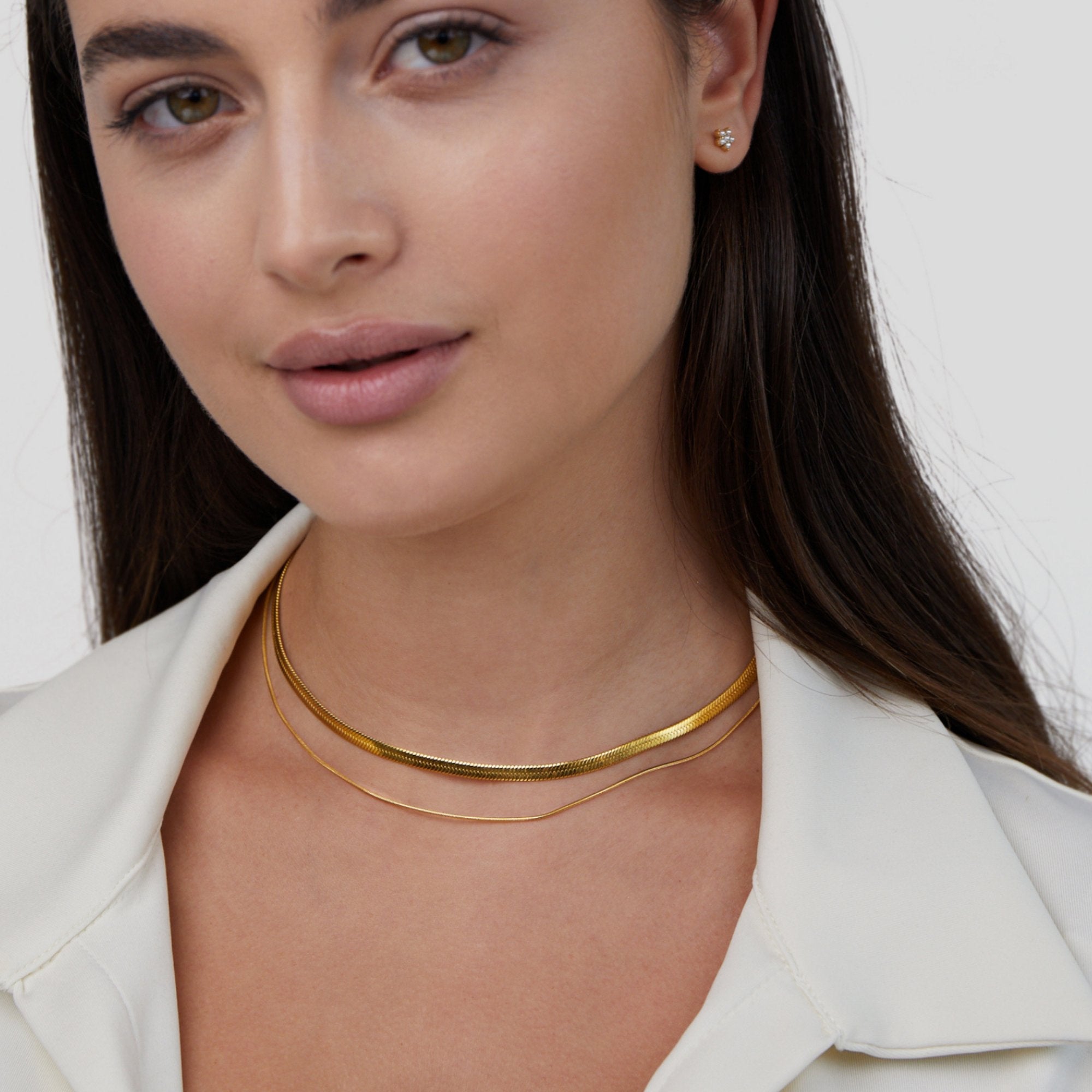 Layla 18K Gouden Gelaagde Ketting