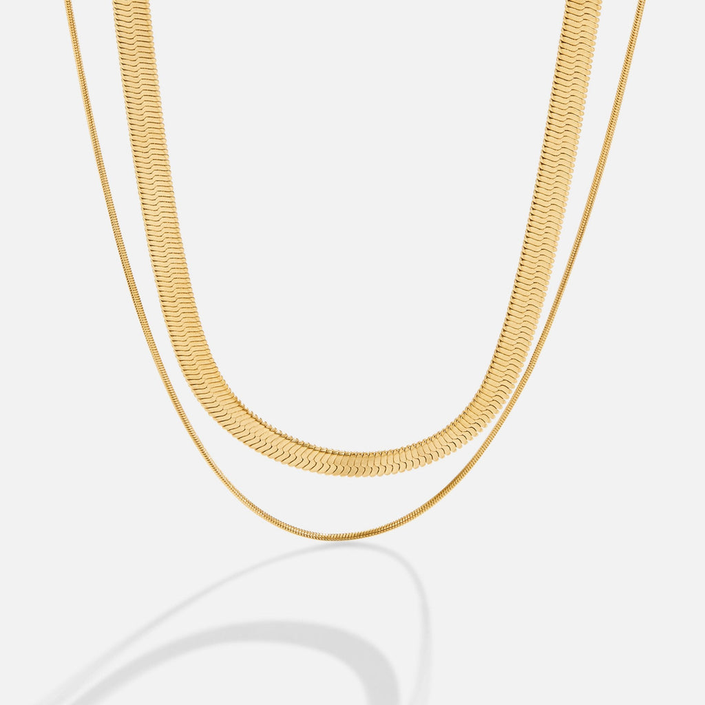 Layla 18K Gouden Gelaagde Ketting