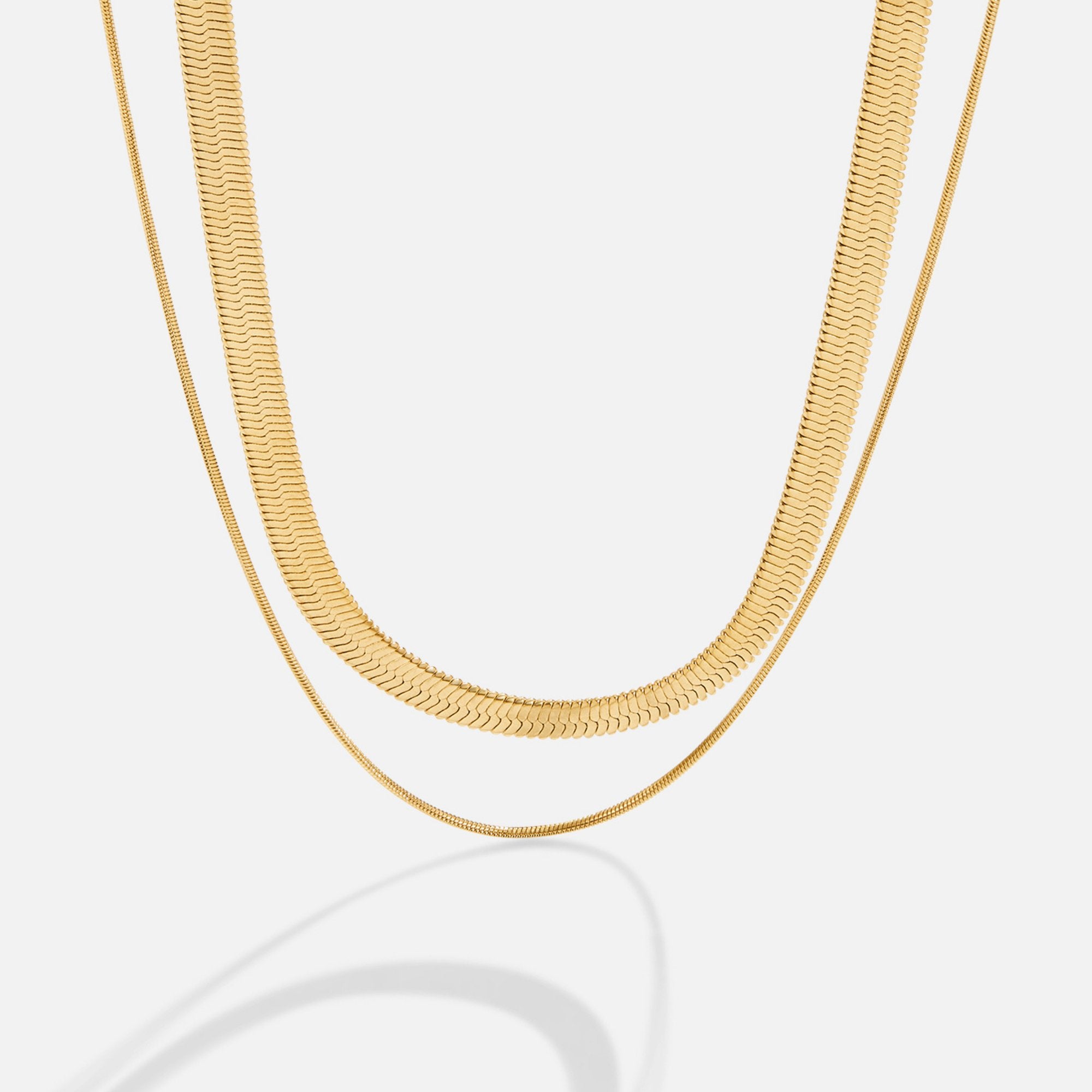 Layla 18K Gouden Gelaagde Ketting