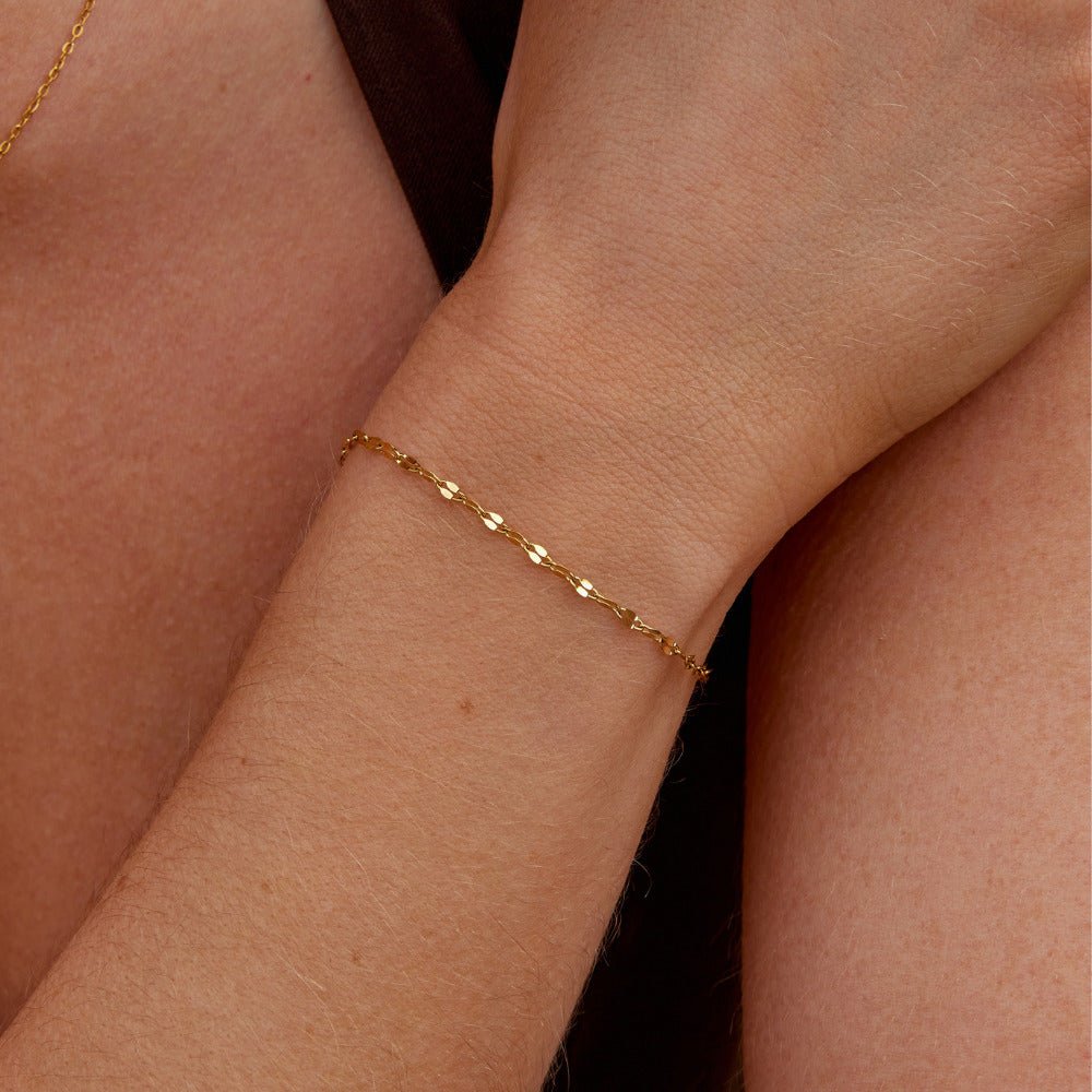 Leila Gouden Ketting Armband Secundaire afbeelding