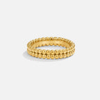 Leona Gouden Bead Ring
