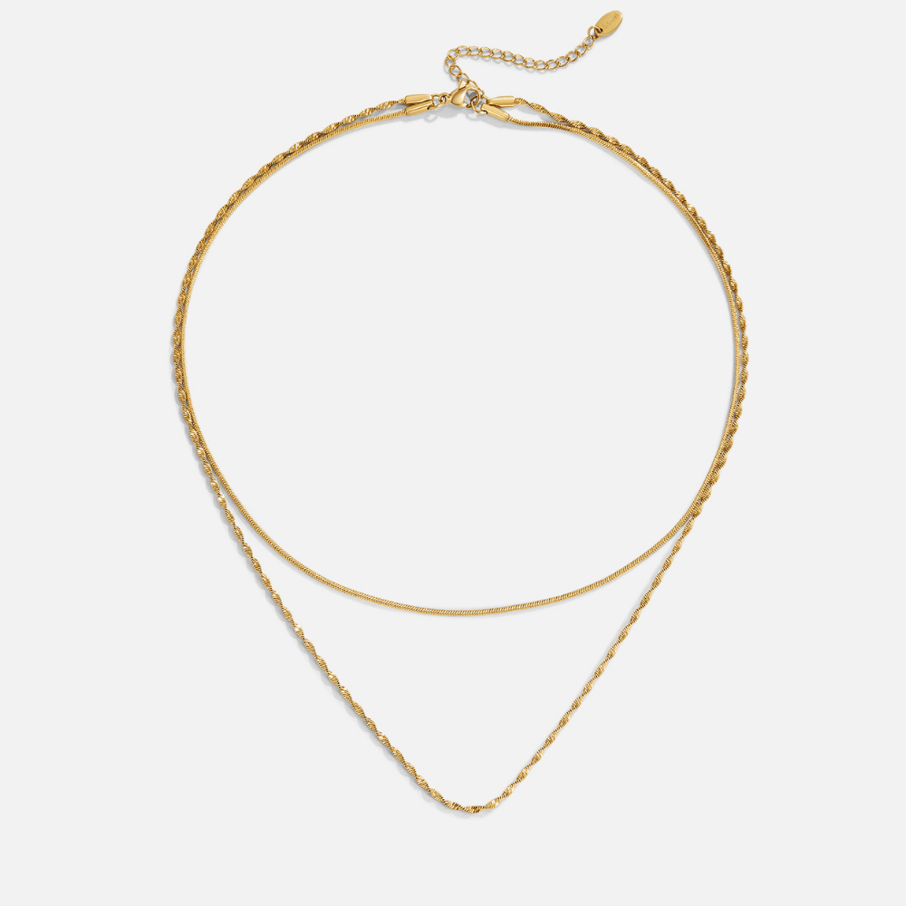 Leona Gelaagde Gouden Ketting
