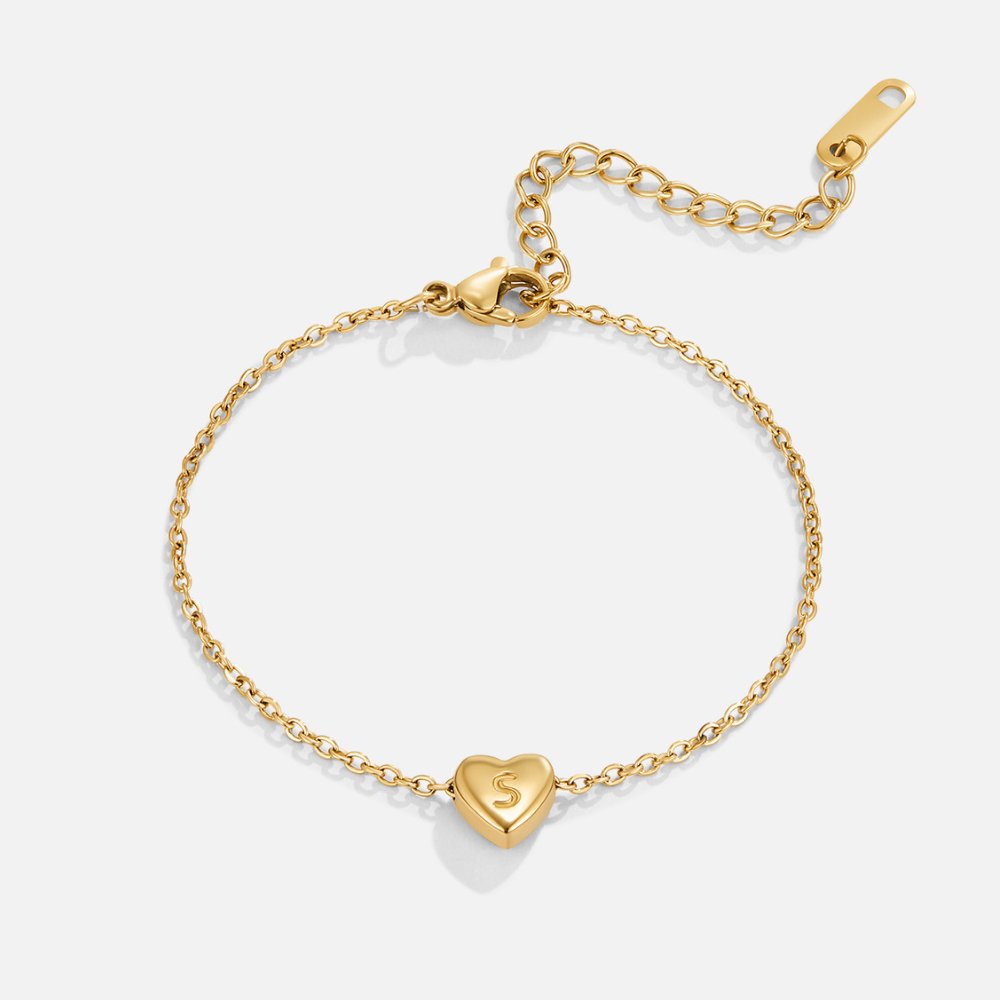 Hart Initialen Armband