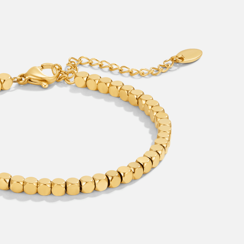 Lexi 18K Gouden Cube Armband Hoofdafbeelding