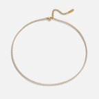 Cordelia Gouden Kristallen Ketting
