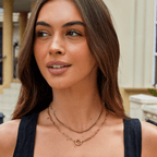 Cordelia Gouden Kristallen Ketting