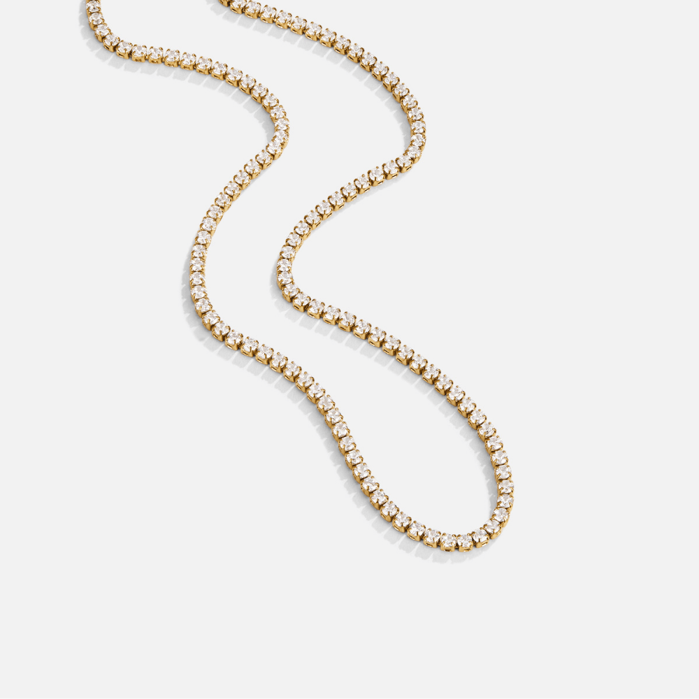 Cordelia Gouden Kristallen Ketting Hoofdafbeelding
