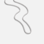 Cordelia Zilveren Kristallen Ketting