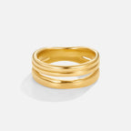Lia Gelaagde Gouden Ring