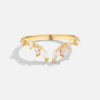 Lily Kristallen Gouden Vine Ring