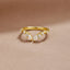 Lily Kristallen Gouden Vine Ring