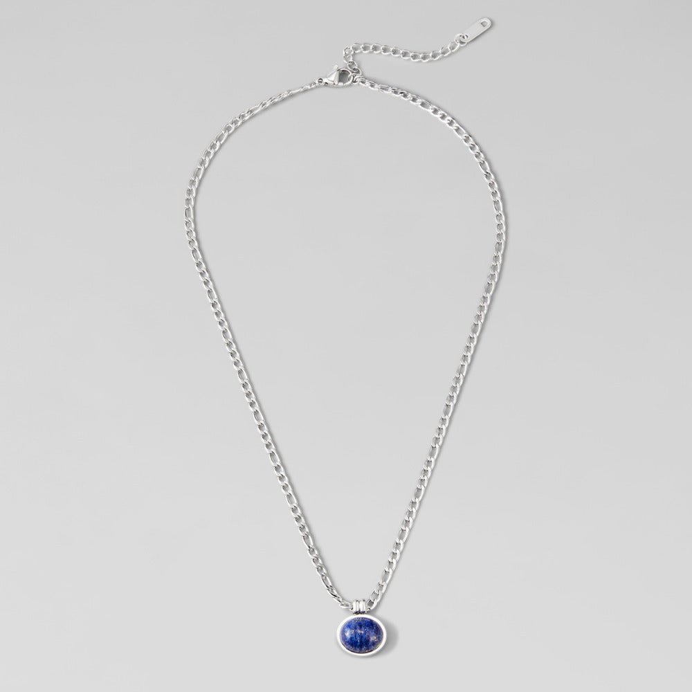 Liza Lapis Lazuli Zilveren Ketting
