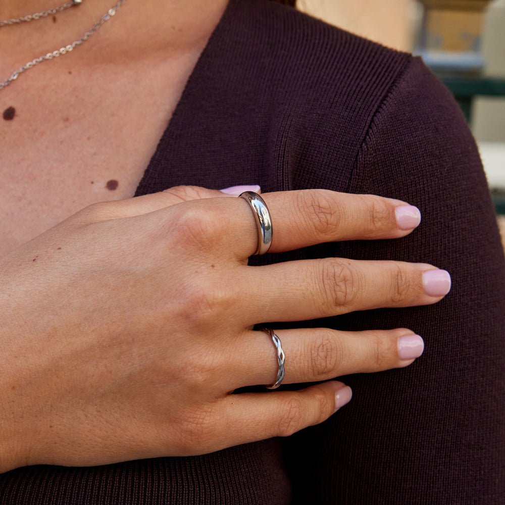 Lois Zilveren Band Ring