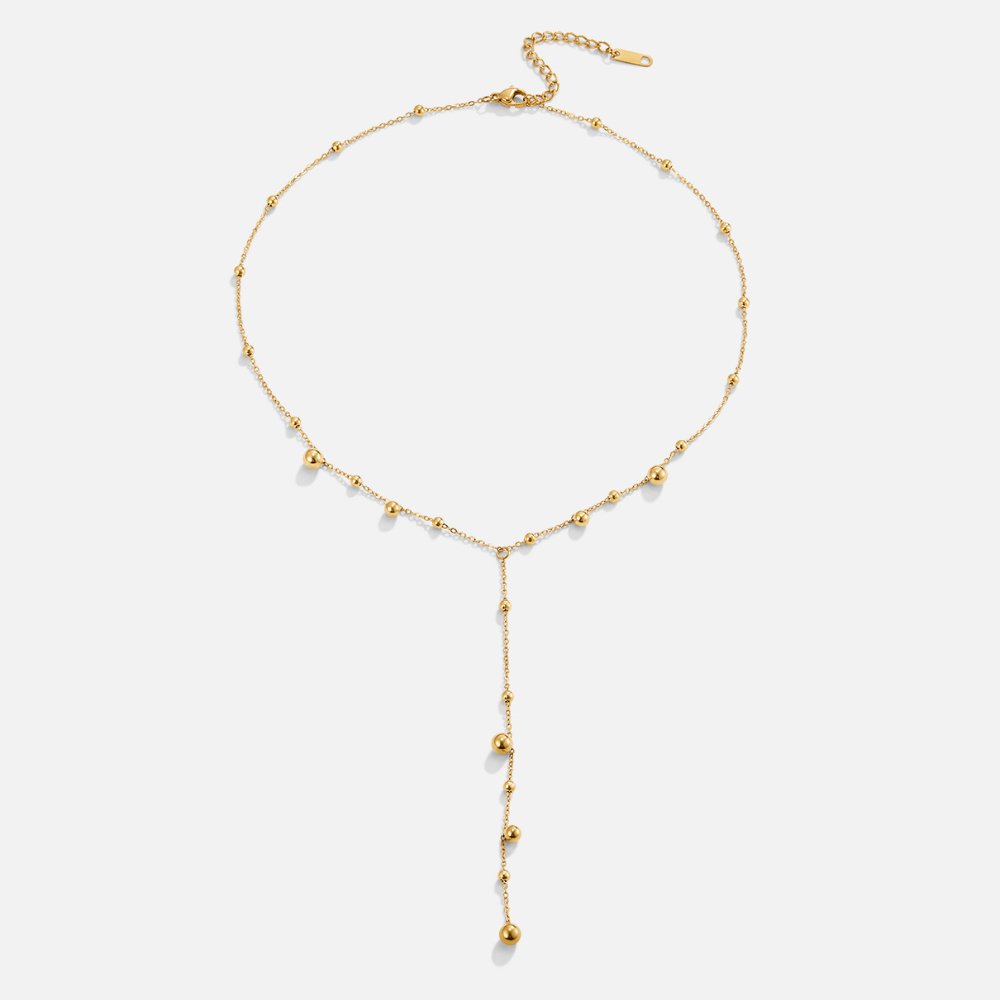 Lovi Gouden Beads Tassel Ketting