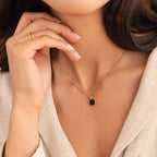 Lucia Zwarte Hanger Ketting