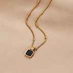 Lucia Zwarte Hanger Ketting