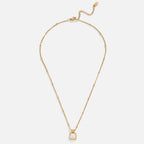 Lucia Witte Schelp Hanger Ketting