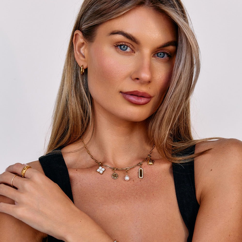 Lucky Kristallen Clover Leaf Charm