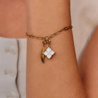 Lucky Kristallen Clover Leaf Charm
