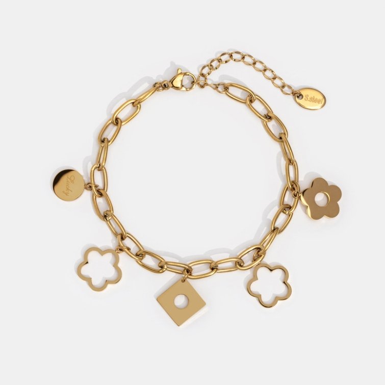 Lucky Daisy Charm Armband Hoofdafbeelding