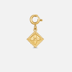 Lucky Gouden Clover Leaf Charm