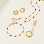 Lulu Beaded Stone Armband